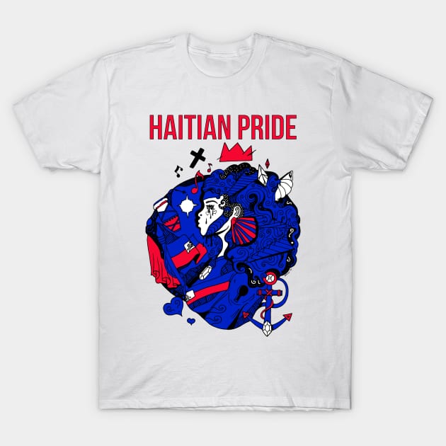 Haitian Pride T-Shirt by kenallouis